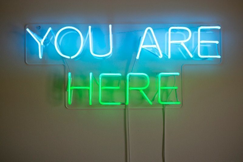 You are here mindfulness